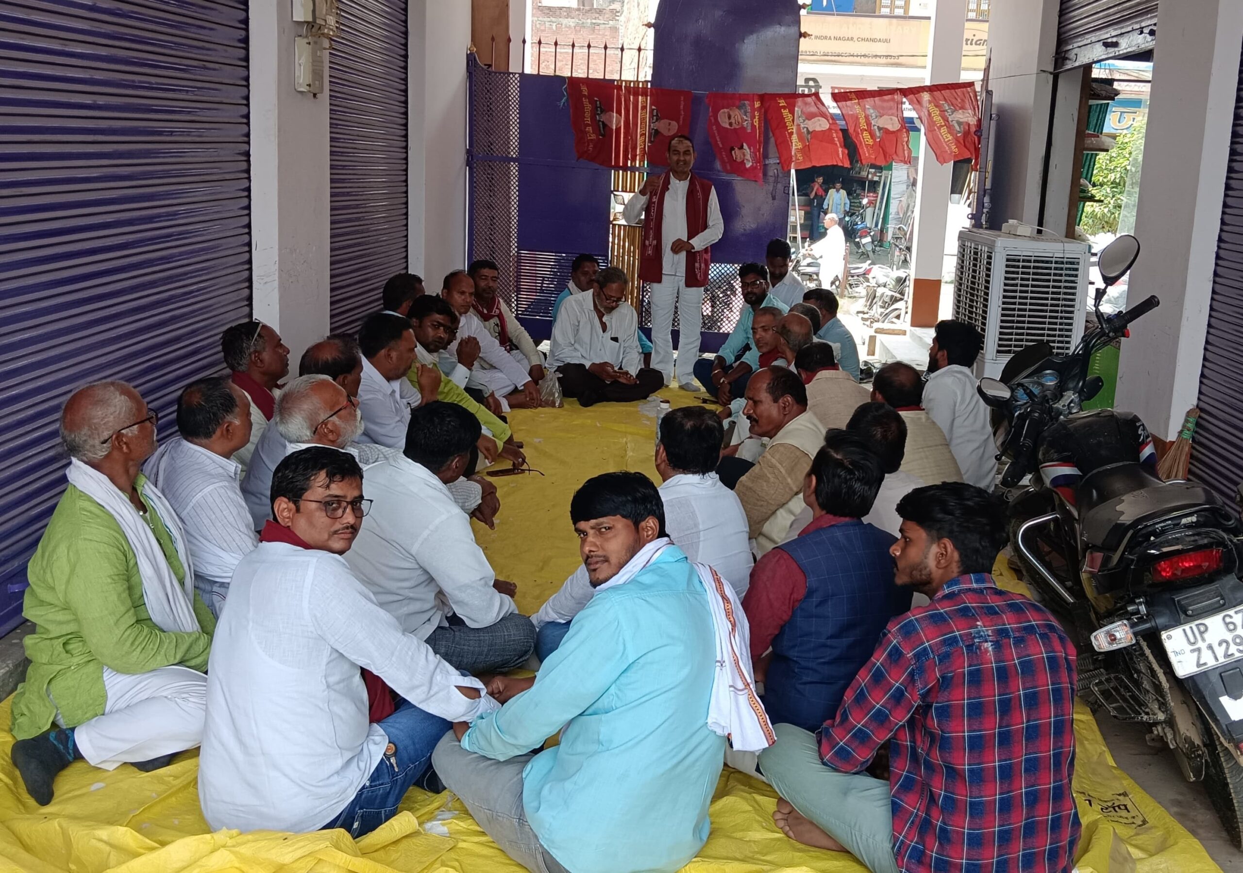 चंदौली: जन अधिकार पार्टी की हुंकार, जिला कार्यालय पर बनी विरोधियों को पछाड़ने की रणनीति!